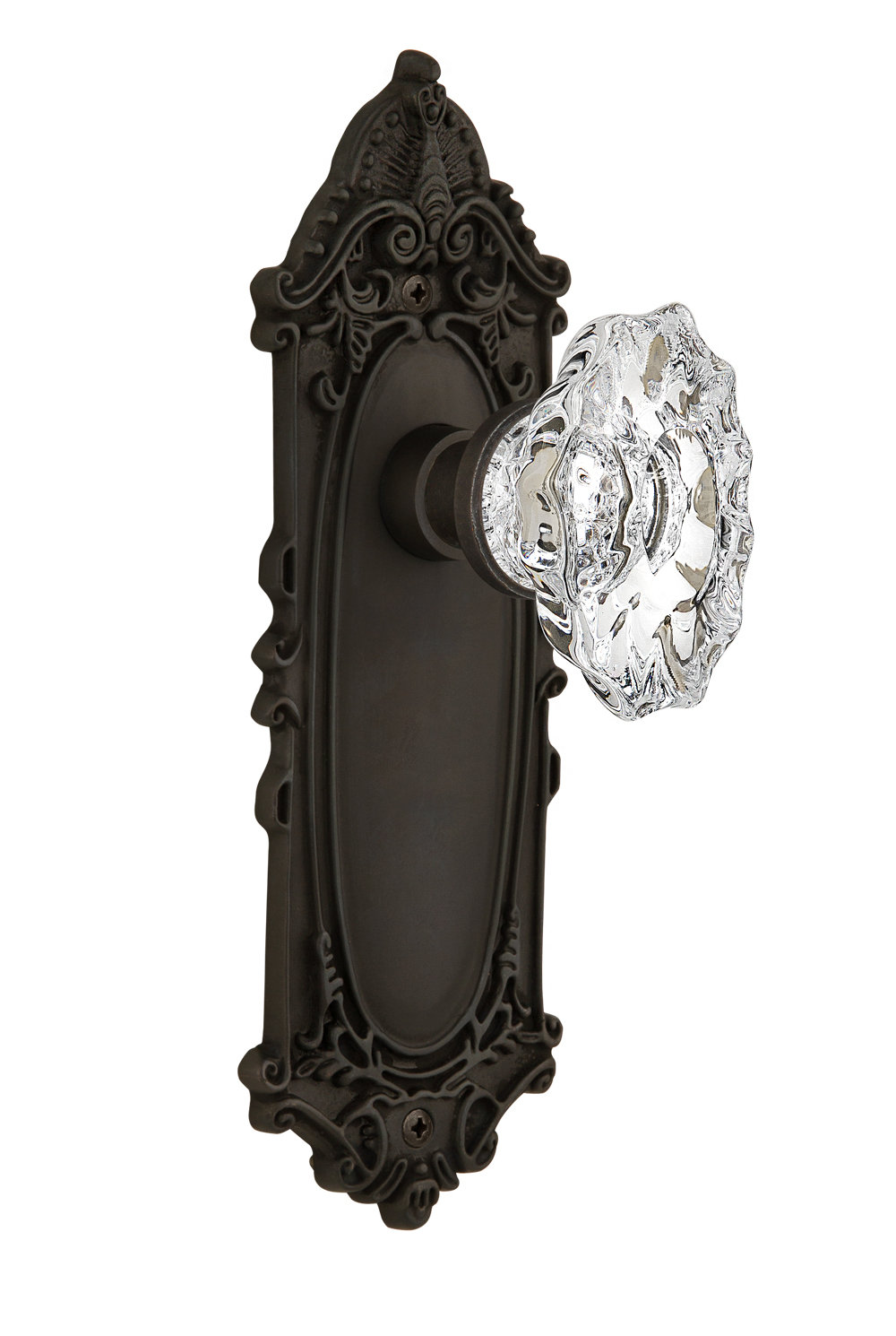 Nostalgic Warehouse Chateau Double Dummy Door Knob with Victorian ... Nostalgic Warehouse Chateau Double Dummy Door Knob with Victorian ...