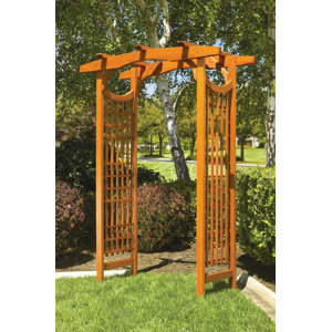 American Bungalow Garden Wood Arbor