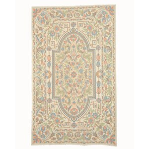 Hand-Woven Ivory Area Rug