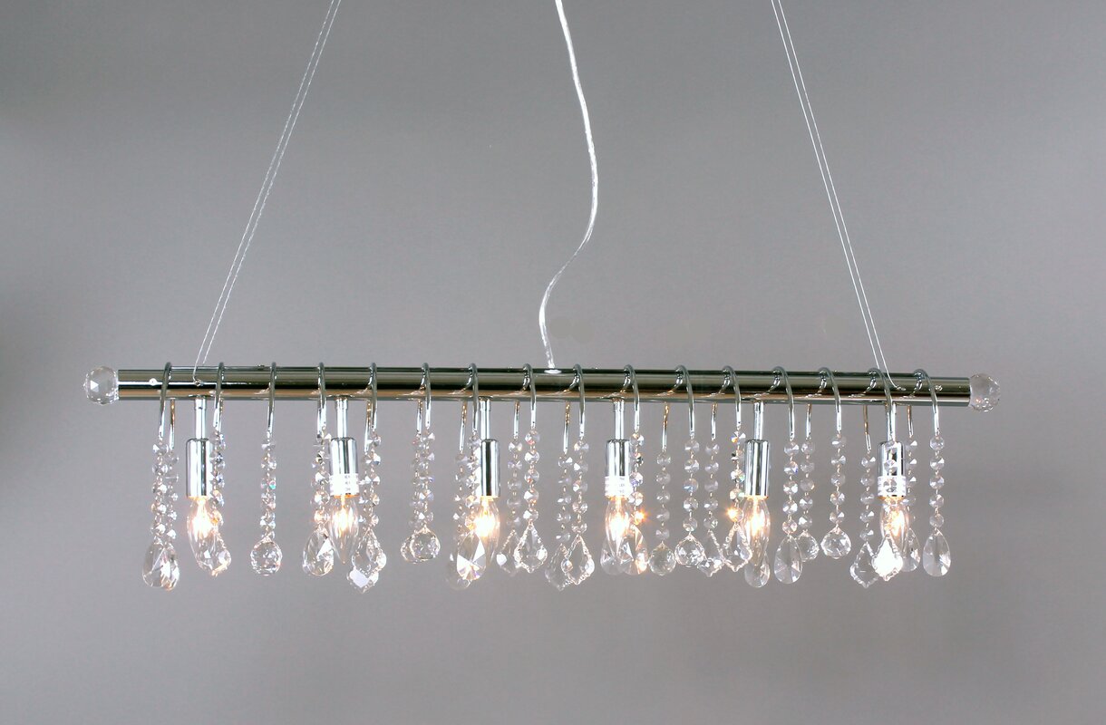 6 light kitchen pendant