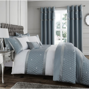 Curtains And Duvet Set Wayfair Co Uk Sequin Cer Duvet Cover Set