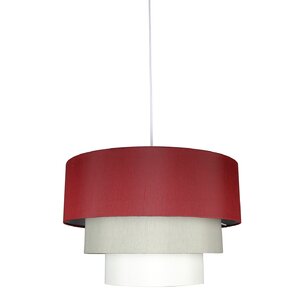 Renzo 3-Tier 1-Light Drum Pendant