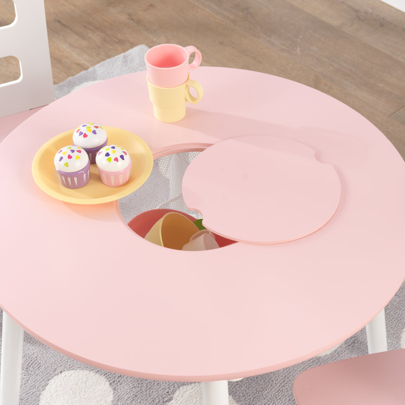 KidKraft Kids 3 Piece Round Table and Chair Set & Reviews ...