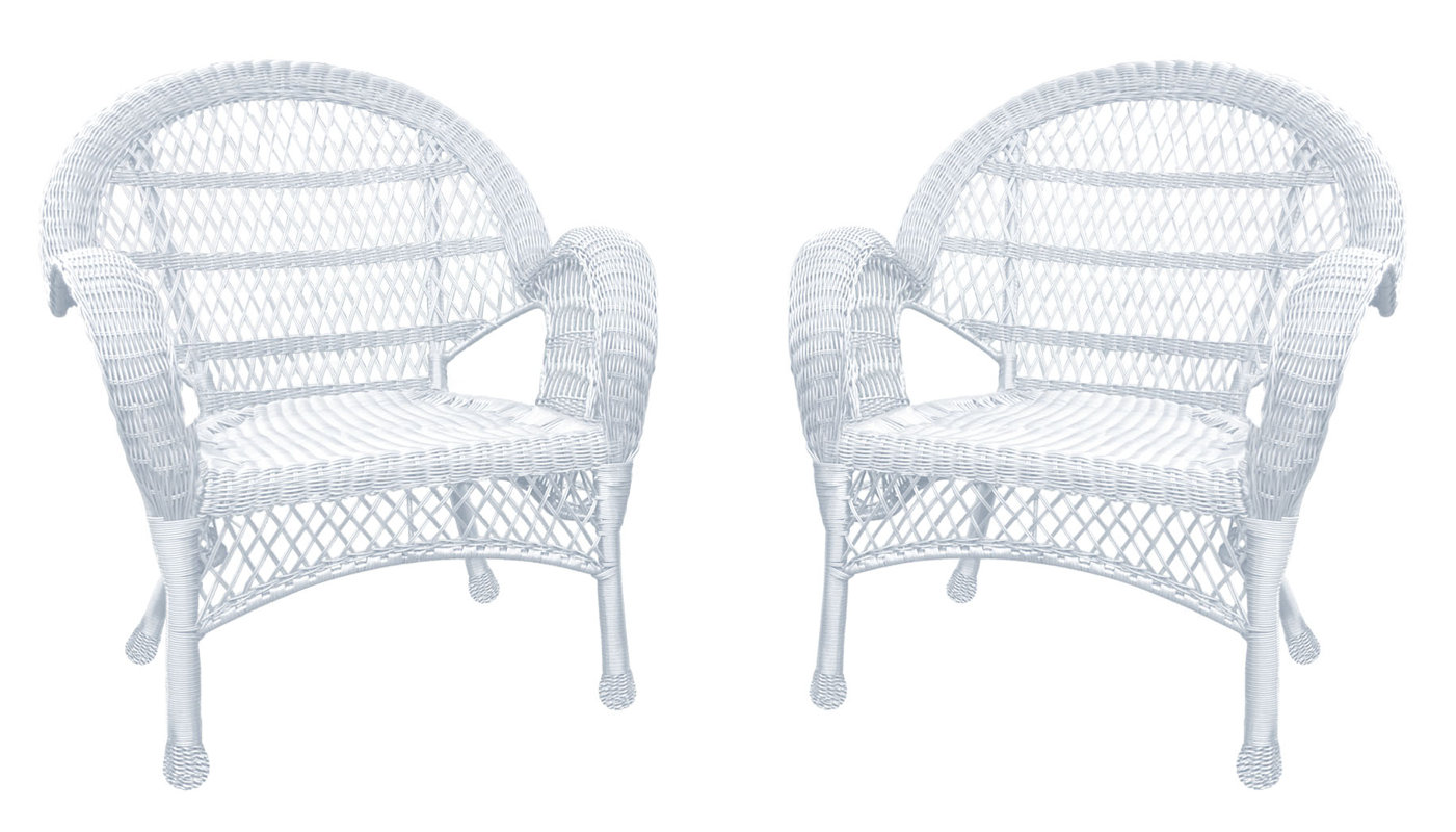 Jeco Inc. Wicker Armchair Chair & Reviews Wayfair