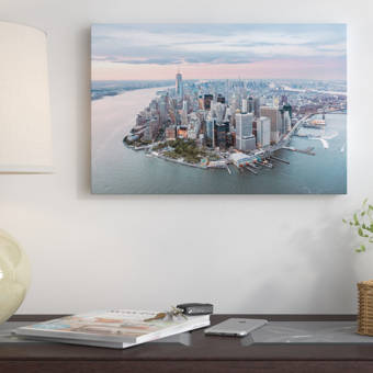 East Urban Home Lower Manhattan Peninsula At Sunset New