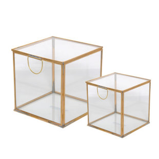 Modern Decorative Bo Allmodern Decorative Box Set Of 2