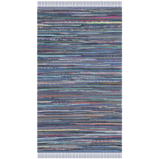 Cotton Rag Rugs Washable Wayfair Eastport Rag Hand Woven Contemporary Area Rug