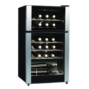 29 Bottle Dual Zone Freestanding Wine Cooler