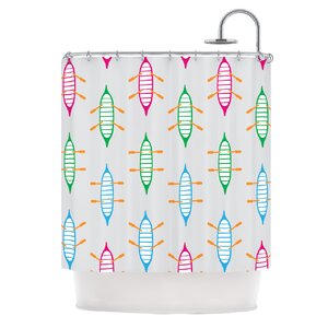 Sail Away by Yenty Jap Shower Curtain