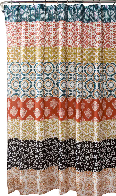 Bungalow Rose Bradlo Stripe Shower Curtain & Reviews | Wayfair Bungalow Rose Bradlo Stripe Shower Curtain & Reviews | Wayfair