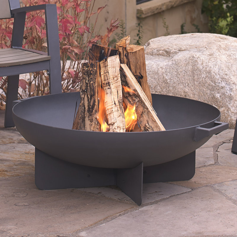 Real Flame Anson Steel Wood Burning Fire Pit & Reviews ...