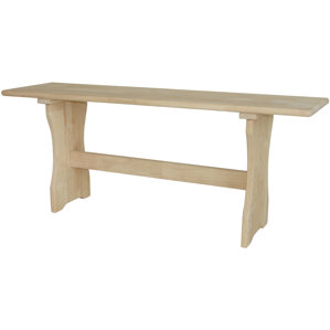 Trestle Wood Bench by International Co..