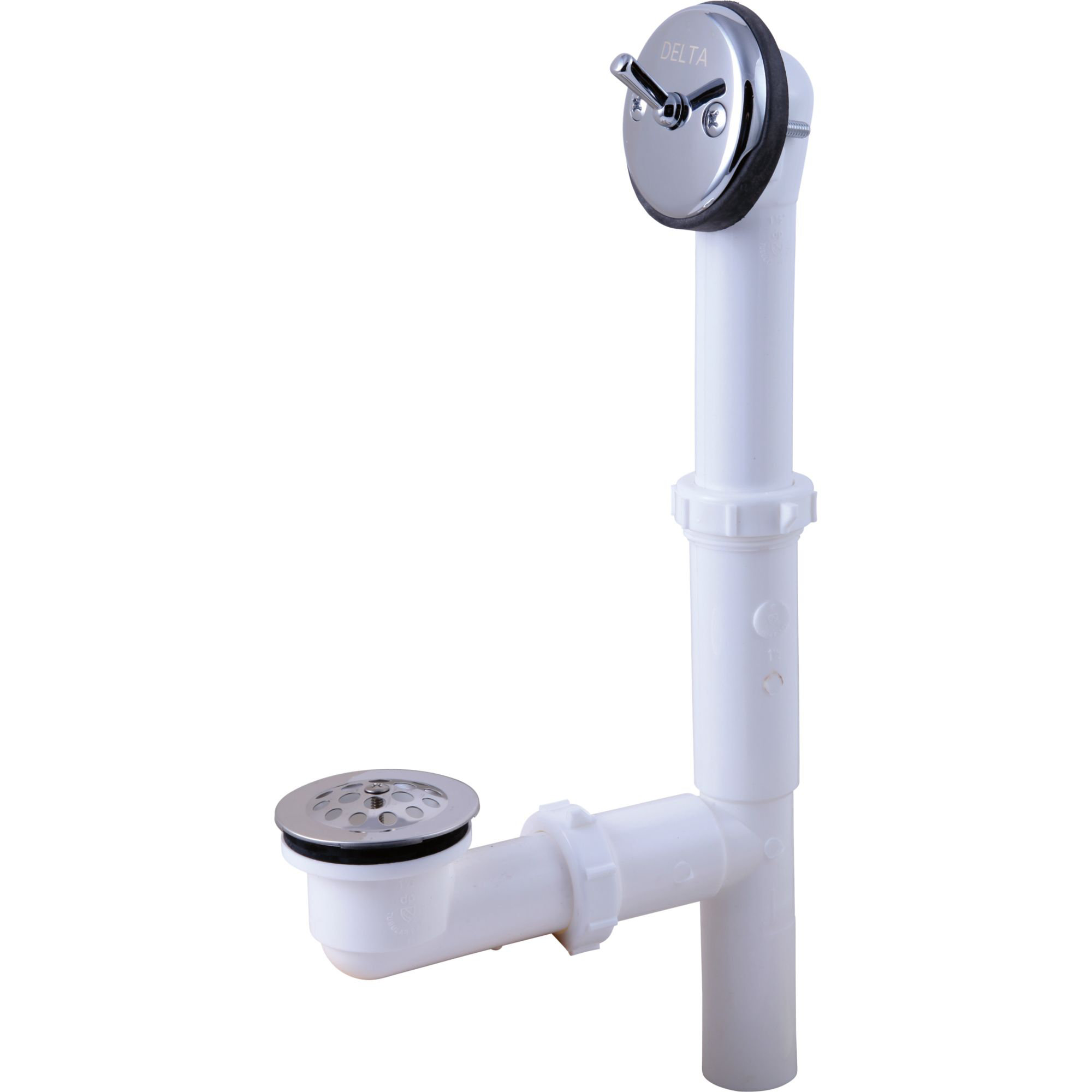 Rp391pb Delta Clic 1 5 Trip Lever Tub Drain Reviews Wayfair