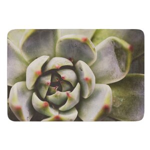 Desert Succulent by Debbra Obertanec Bath Mat