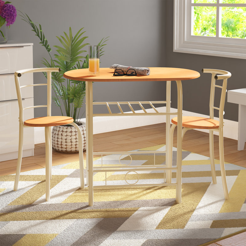 Riley Ave. Felicia Dining Set with 2 Chairs & Reviews Wayfair.co.uk