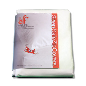 Allergen Bed Bug and Dust Mite Zip Cover Hypoallergenic Waterproof Mattress Protector by Sleep Safe Bedding