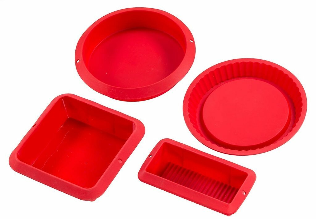 Sorbus Silicone 4 Piece Bakeware Set & Reviews | Wayfair