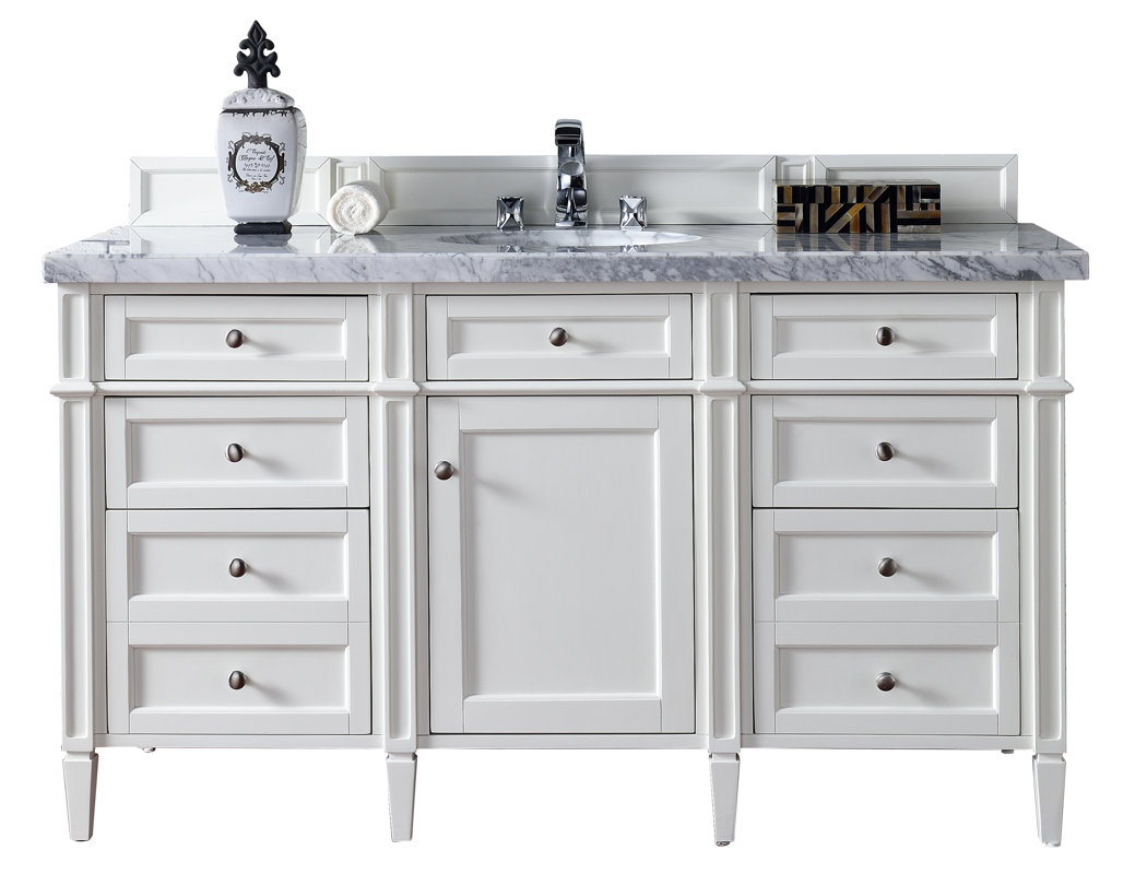 60 Inch White Vanity Base james martin furniture brittany 60" single bathroom vanity base 60 Inch White Vanity Base james martin furniture brittany 60" single bathroom vanity base