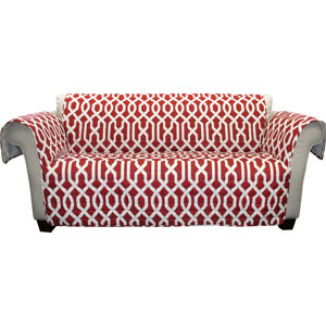 Caledonia Box Cushion Loveseat Slipcover