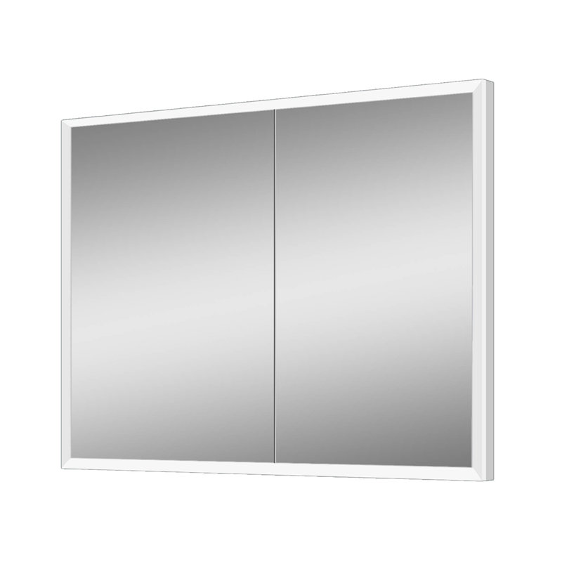 Orren Ellis Alfredson 35.5" x 27.63" Recessed Framed Medicine