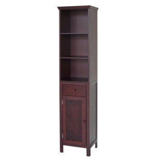 Linen Cabinets Towers You Ll Love Wayfair Beaulah 15 W X 65 H Linen Tower