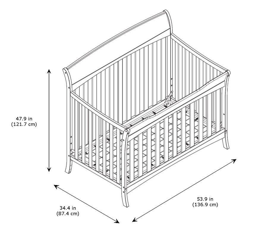 Graco Lennon 4-in-1 Convertible Crib & Reviews | Wayfair