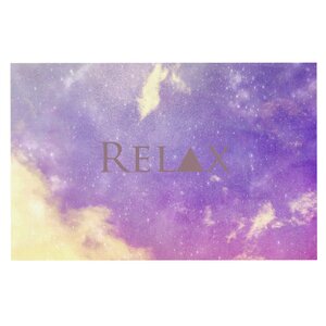 Rachel Burbee 'Relax' Doormat