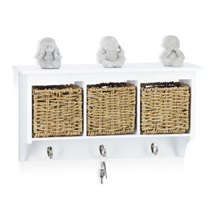 Coat Hooks With Baskets Wayfair Co Uk Wall Mounted Coat Rack