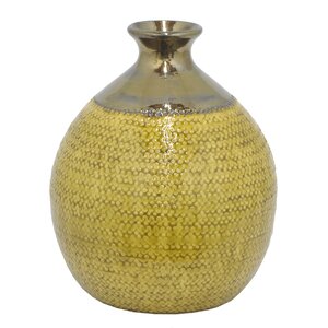 Glazed Two-Toned Table Vase