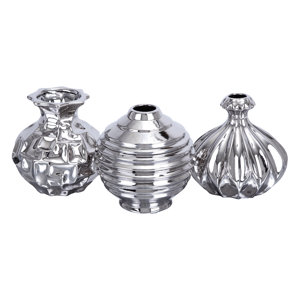 3 Piece Ceramic Vase Set (Set of 3)