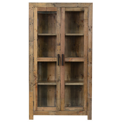 Seneca Solid Pine Curio Cabinet Reviews Birch Lane Norman Curio Cabinet
