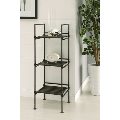 bookcase inch deep etagere shelves