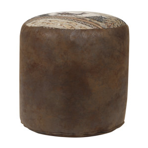Alpine Lodge Tapestry Pouf Ottoman by ..