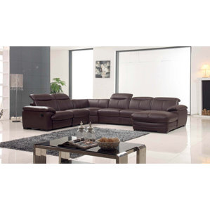 Leather Reclining Sectional by Noci De..