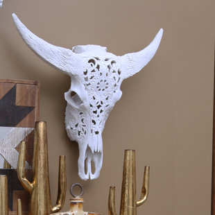Bull Skull Wall Decor Wayfair 23 Polyresin Bull Skull Wall Décor