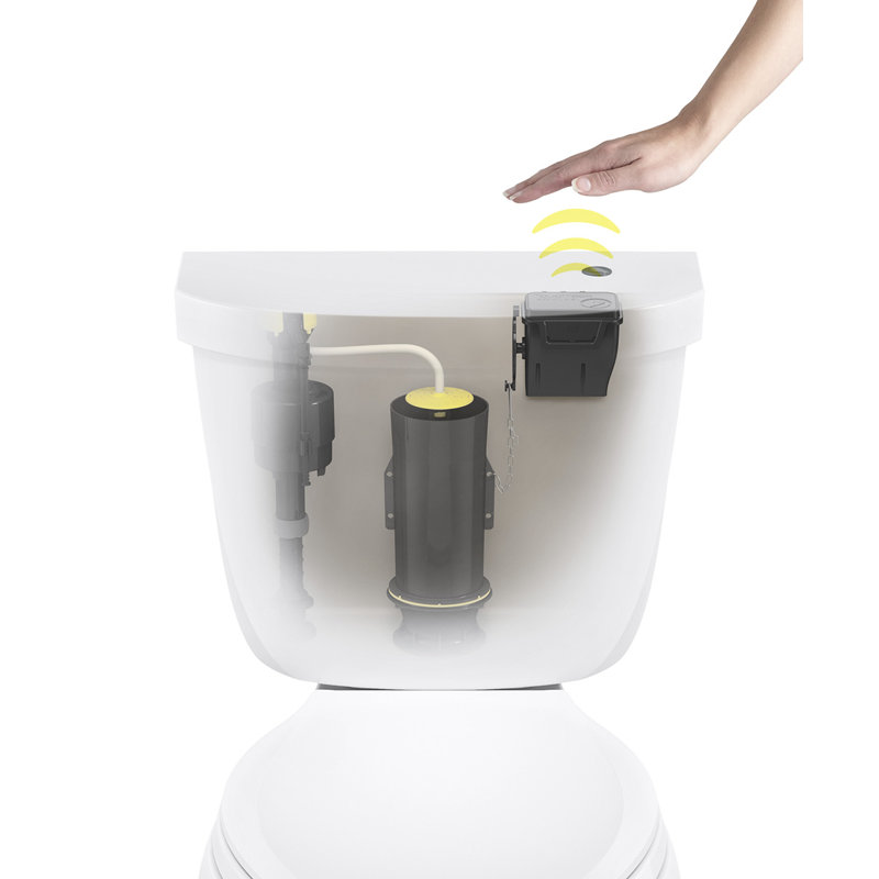 K 1954 0 Kohler Touchless Toilet Flush Kit Reviews Wayfair Touchless Toilet Flush Kit