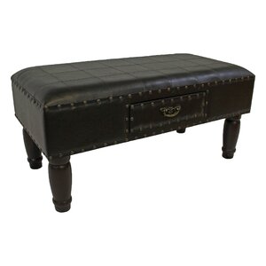 Stone Castle Faux Leather Bench