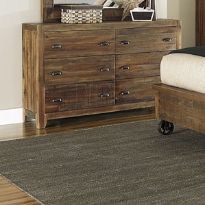 Gilman 6 Drawer Double Dresser by Loon Peak
