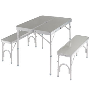 Folding Picnic Table Set | Wayfair Folding Picnic Table Set | Wayfair