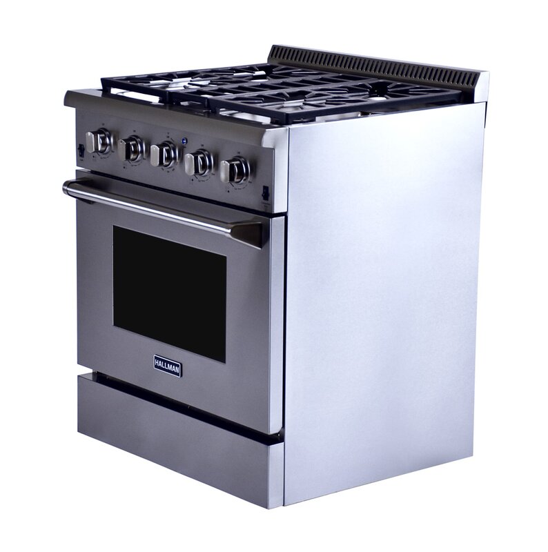 Hallman 30" Freestanding Gas Range & Reviews Wayfair