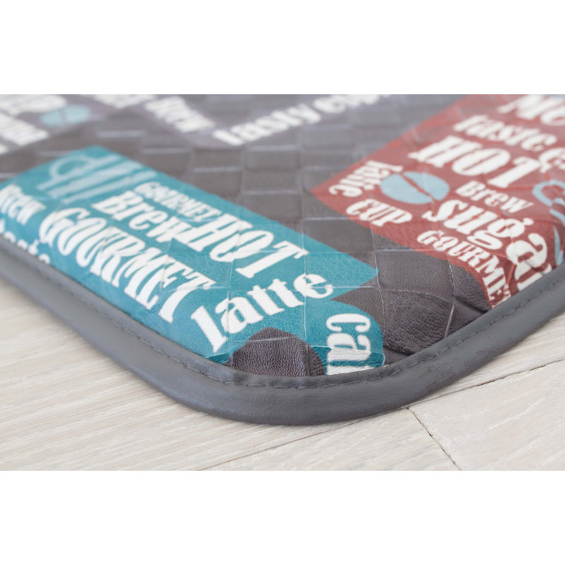 Chef Gear Fun Coffee AntiFatigue Kitchen Mat & Reviews Wayfair