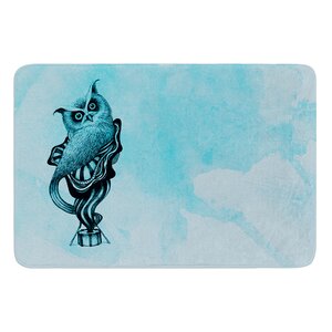 Owl III by Graham Curran Bath Mat