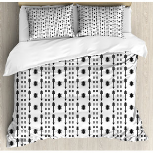 Native American Bedding Sets Wayfair Native American Ethnic Tribal Arrows Pattern With Ornaments Vintage Style Bohemian Artwork Duvet Cover Set