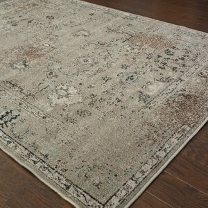 Savoy Gray/Black Area Rug