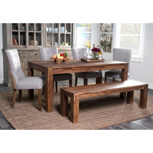 Kitchen Table Bench Seat Wayfair Norton Wood Kitchen Dining Table