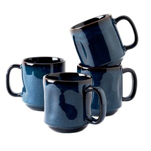 Artisan Reactive Glaze Mug (Set of 4)