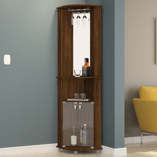Small Corner Bar Cabinet Wayfair Corner Bar Cabinet