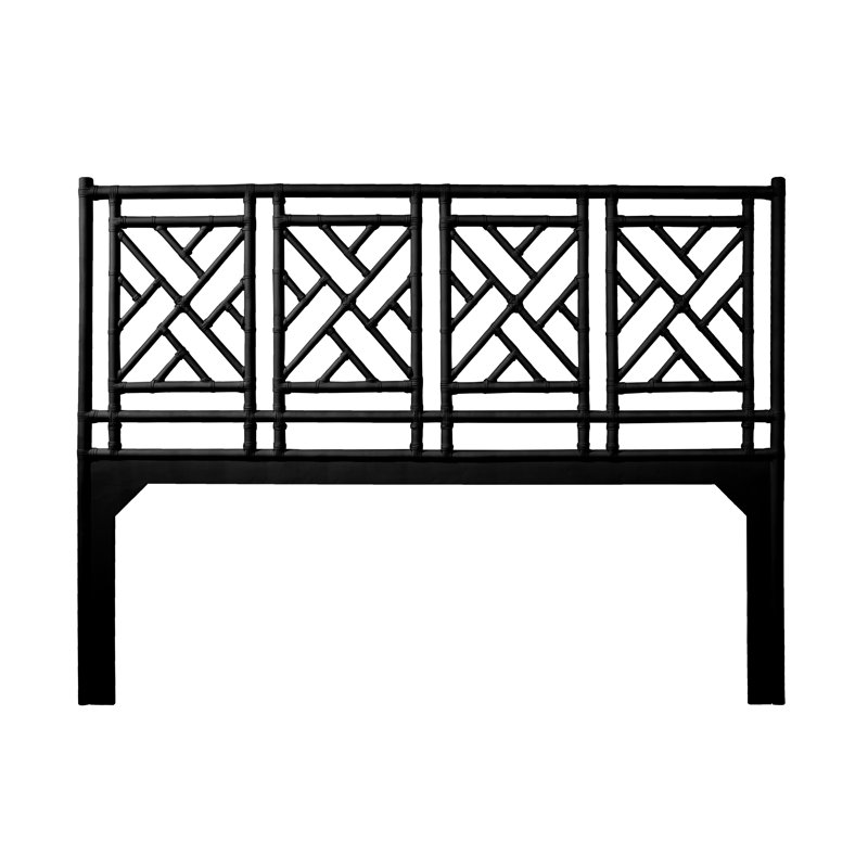 David Francis Furniture Chinese Chippendale Open Frame Headboard Chinese Chippendale Open Frame Headboard