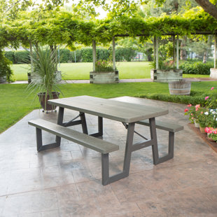 Picnic Tables You Ll Love Wayfair Plastic Resin Picnic Table