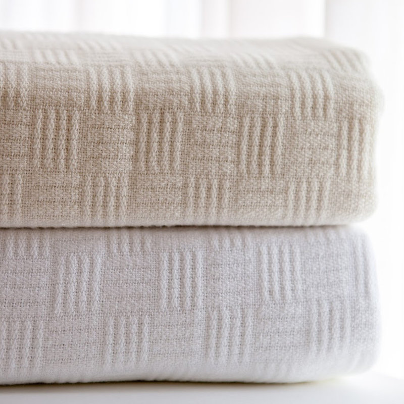 Maison International Luxury Rayon from Bamboo Cotton Weave Blanket